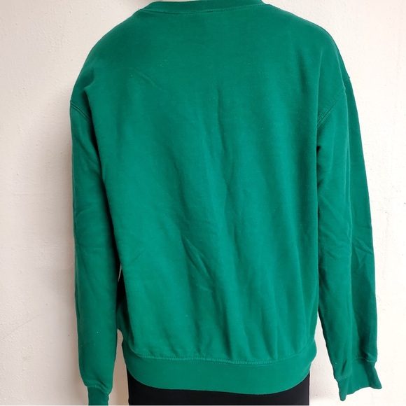 Size M (7-9)Seuss How the Grinch Stole Christmas Green Sweatshirt The Grinch - Picture 3 of 10